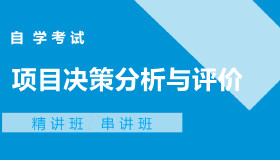 04229项目决策分析与评价自考课程